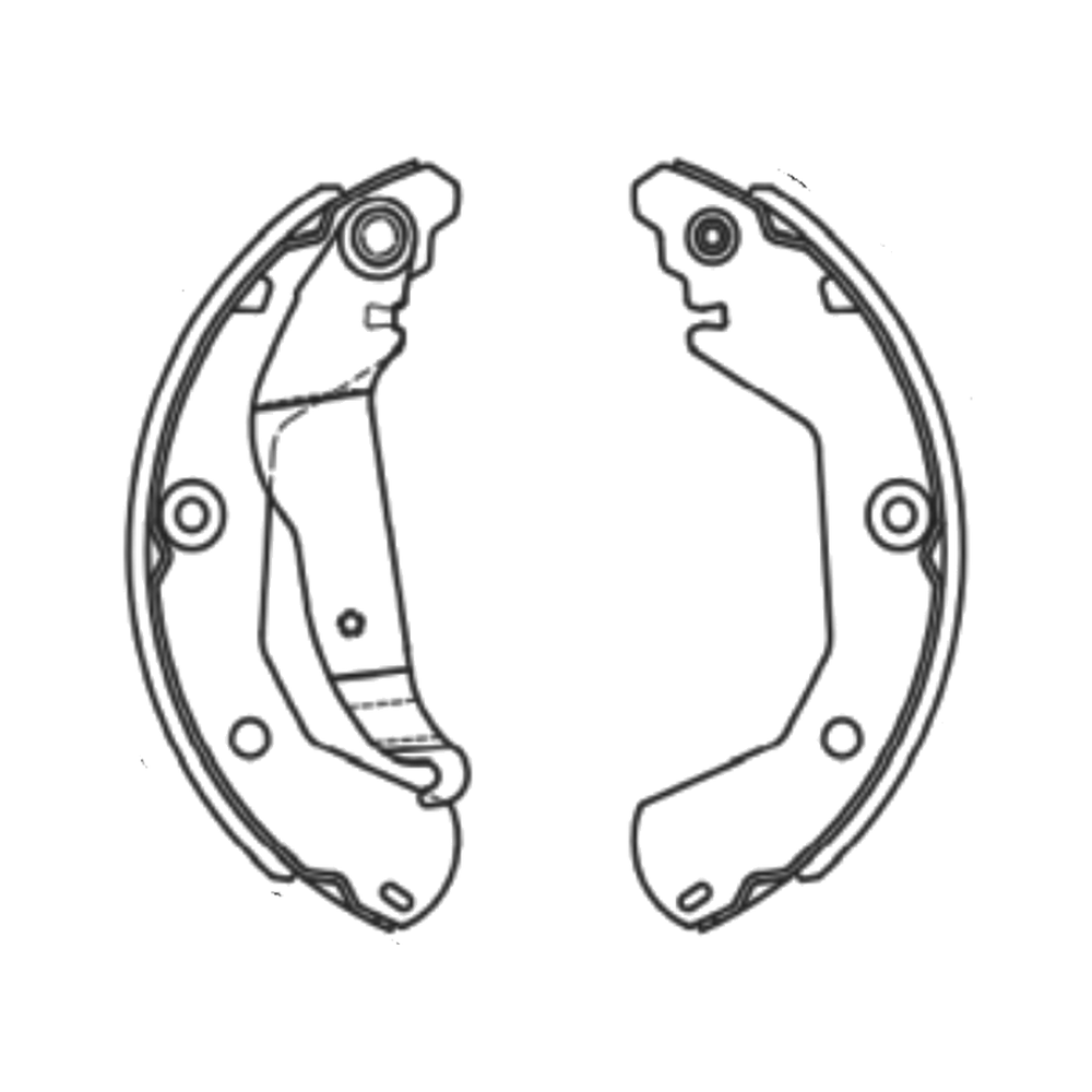 Balata de Freno GTX (FH-8315-GTX) - dibujo técnico