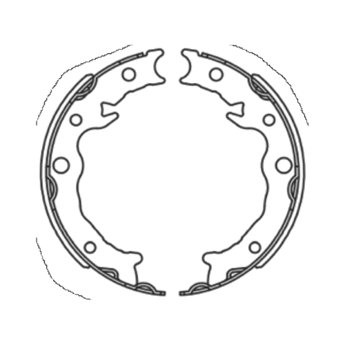 Balata de Freno de Mano GTX (FH-8321-GTX) - dibujo técnico