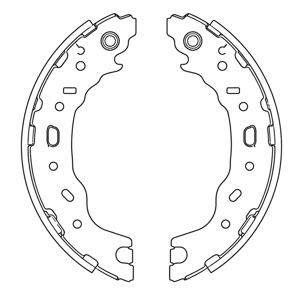 Balata de Freno de Mano GTX (FH-8322-GTX) - dibujo técnico