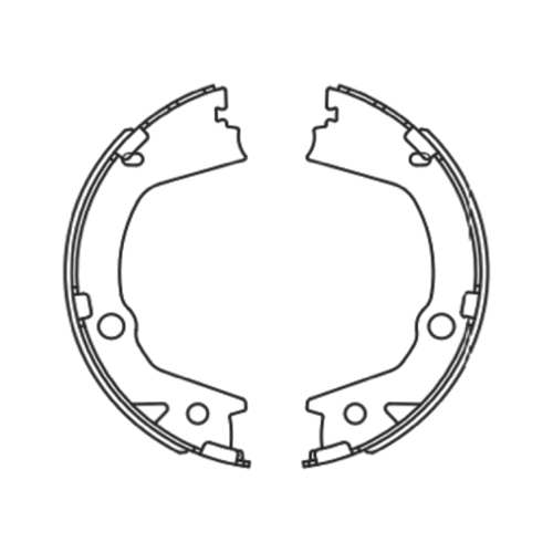 Balata de Freno de Mano GTX (FH-8340-GTX) - dibujo técnico