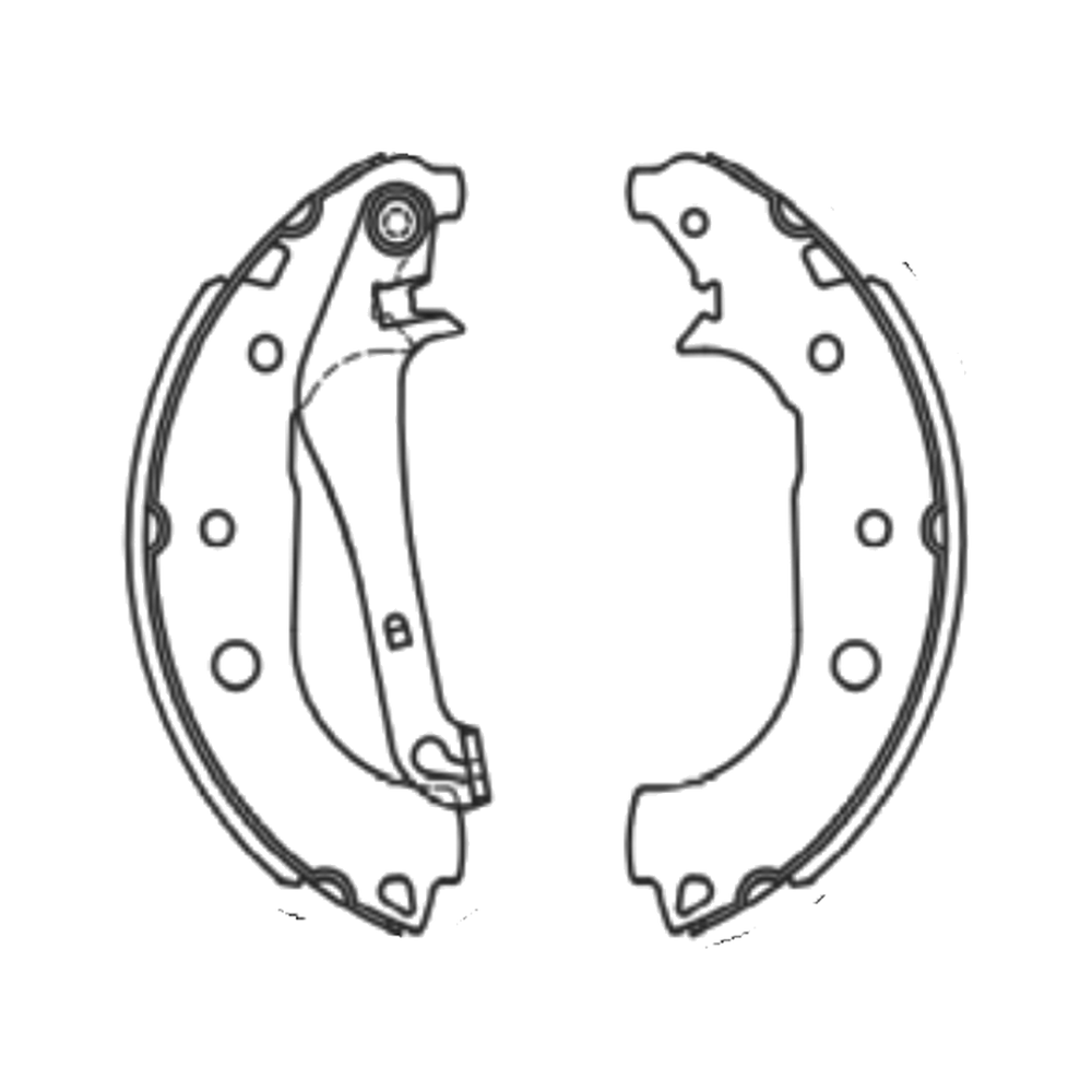 Balata de Freno GTX (FH-8393-GTX) - dibujo técnico