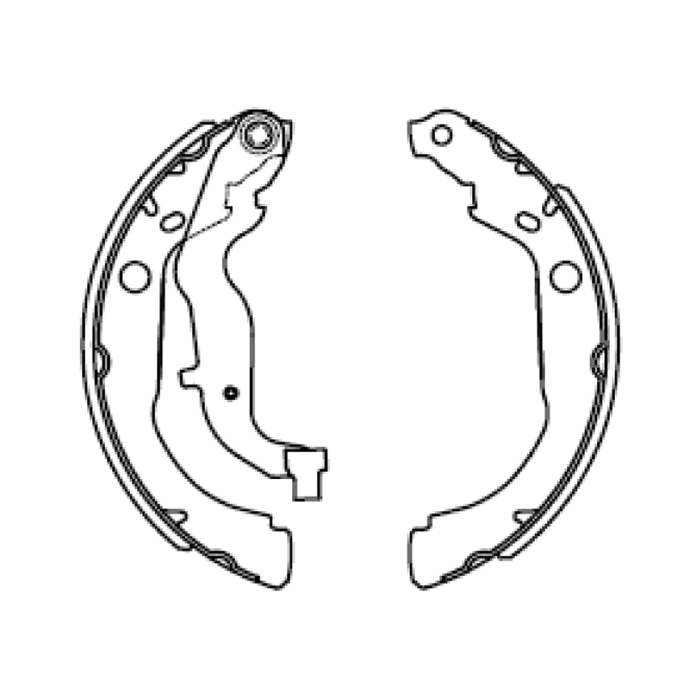 Balata de Freno GTX (FH-8395-GTX) - dibujo técnico