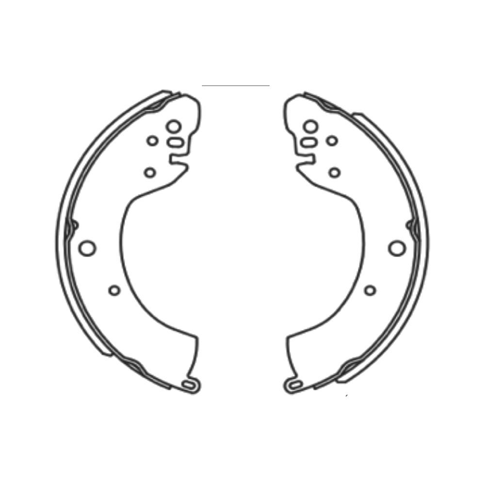 Balata de Freno GTX (FH-8396-GTX) - dibujo técnico