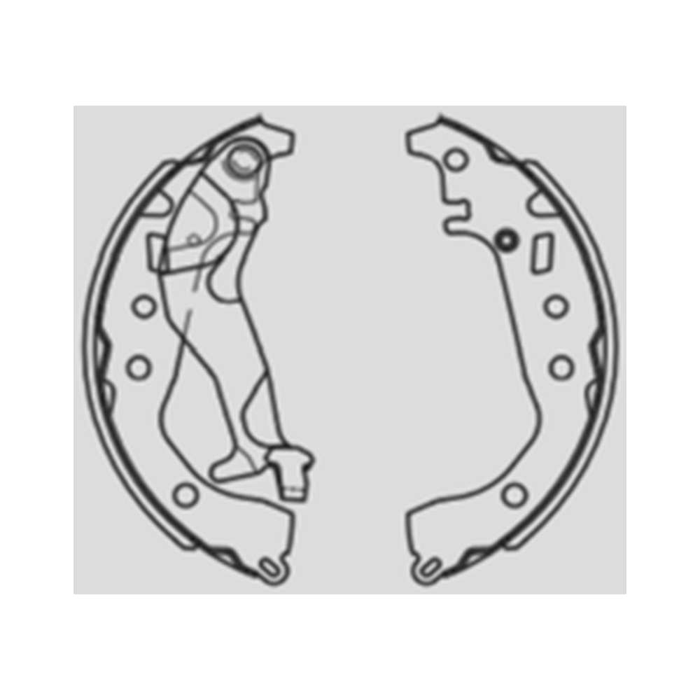 Balata de Freno GTX (FH-8401-GTX) - dibujo técnico