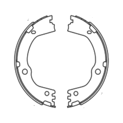 Balata de Freno de Mano GTX (FH-8425-GTX) - dibujo técnico