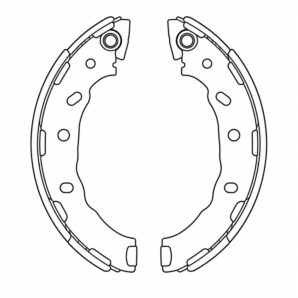Balata de Freno GTX (FH-8474-GTX) - dibujo técnico