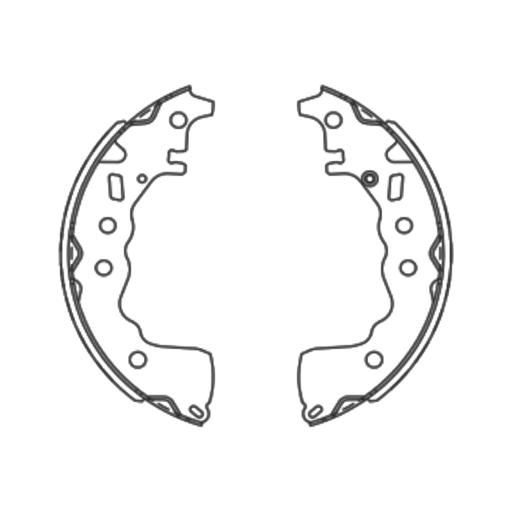 Balata de Freno GTX (FH-8479-GTX) - dibujo técnico