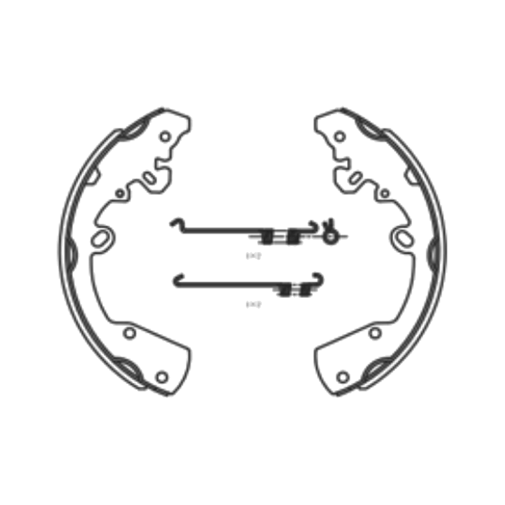 Balata de Freno GTX (FH-853-GTX) - dibujo técnico