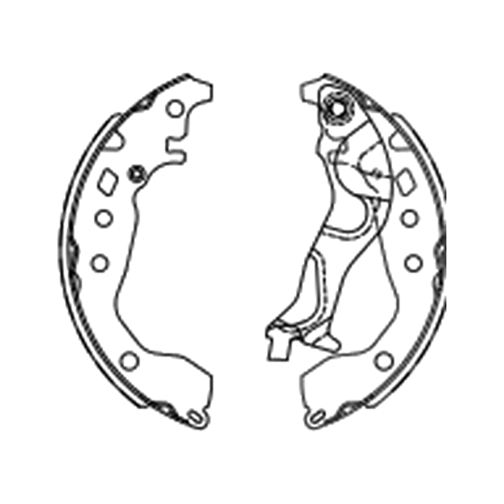 Balata de Freno GTX (FH-8606-GTX) - dibujo técnico