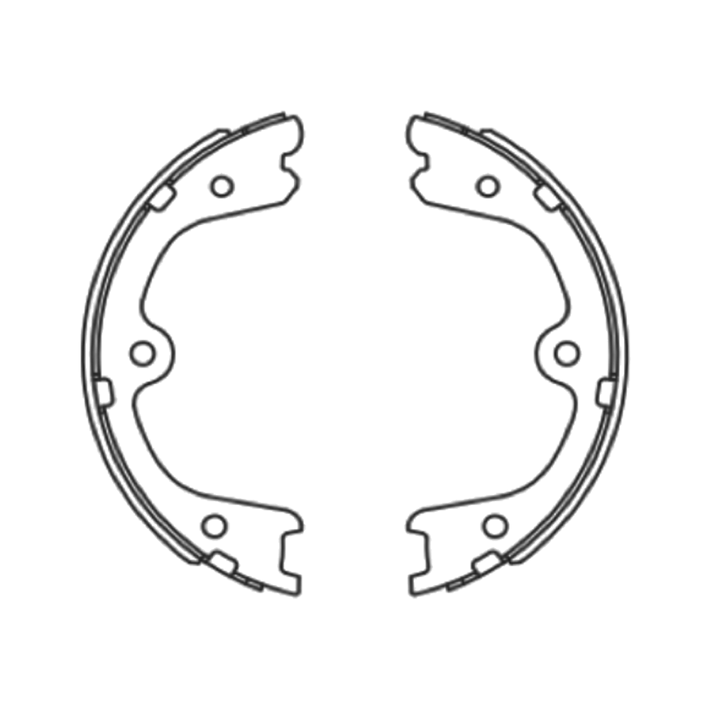 Balata de Freno de Mano GTX (FH-869-GTX) - dibujo técnico