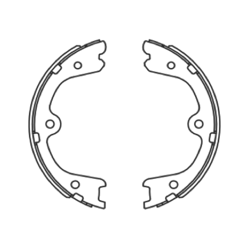 Balata de Freno de Mano GTX (FH-869-GTX) - dibujo técnico
