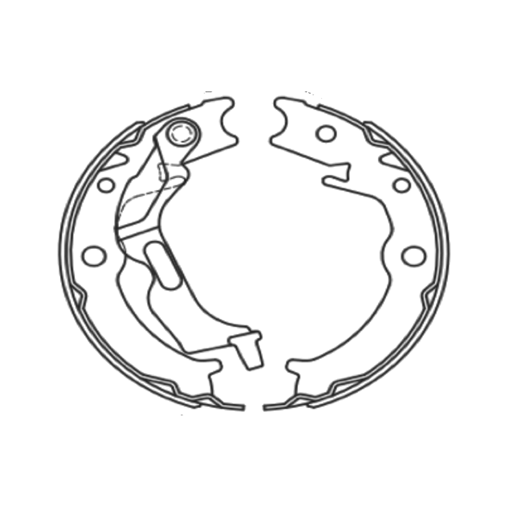 Balata de Freno de Mano GTX (FH-888-GTX) - dibujo técnico
