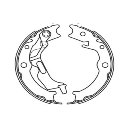 Balata de Freno de Mano GTX (FH-888-GTX) - dibujo técnico