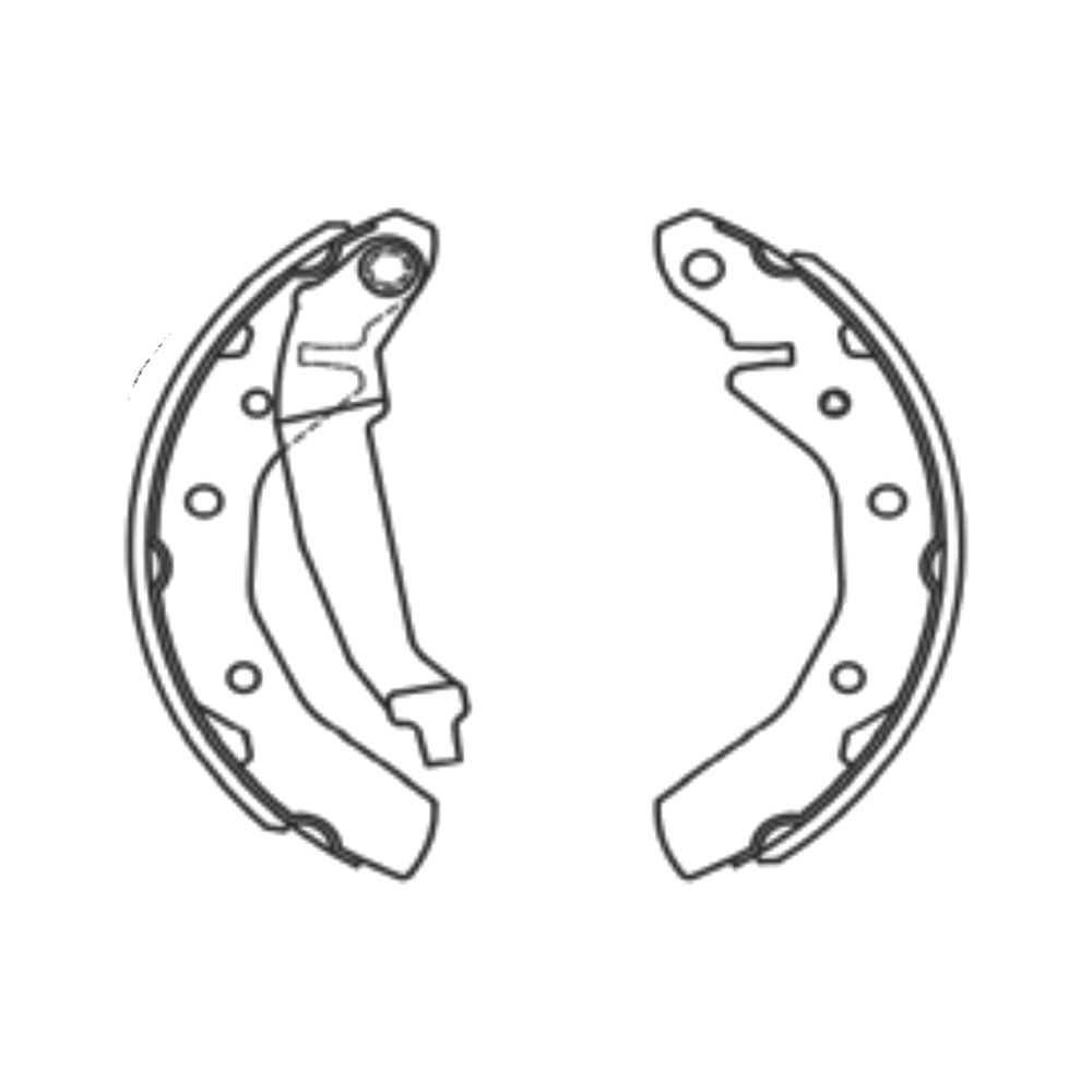 Balata de Freno GTX (FH-8898-GTX) - dibujo técnico