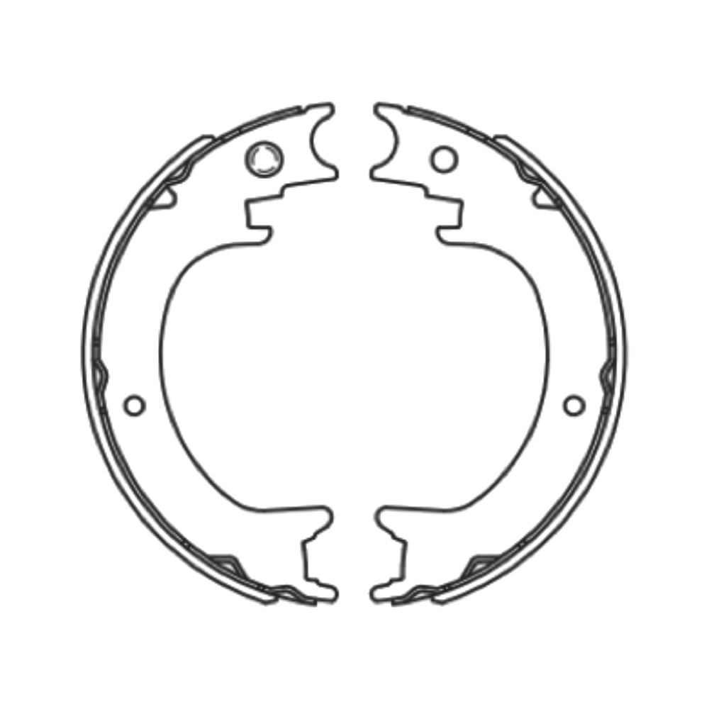 Balata de Freno de Mano GTX (FH-906-GTX) - dibujo técnico