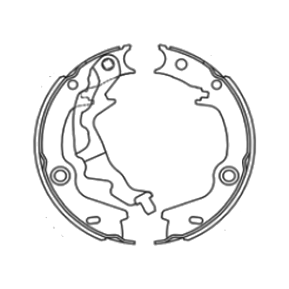 Balata de Freno de Mano GTX (FH-914-GTX) - dibujo técnico