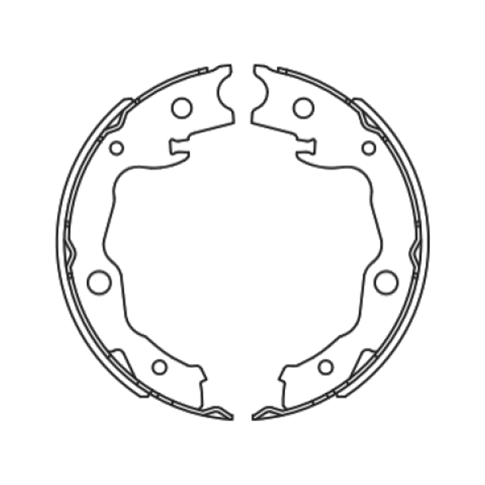 Balata de Freno de Mano GTX (FH-916-GTX) - dibujo técnico