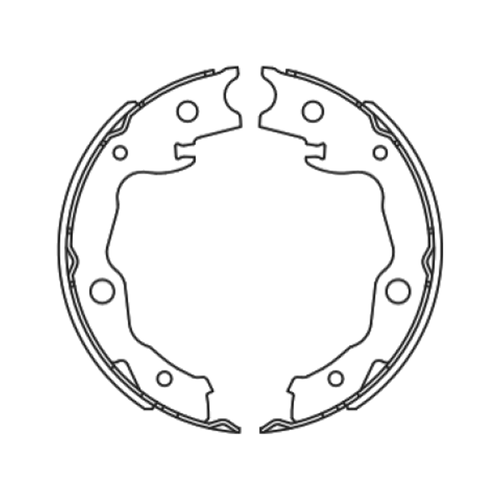 Balata de Freno de Mano GTX (FH-916-GTX) - dibujo técnico