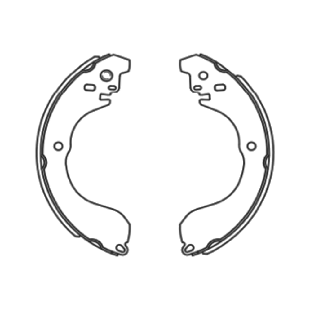 Balata de Freno GTX (FH-919-GTX) - dibujo técnico