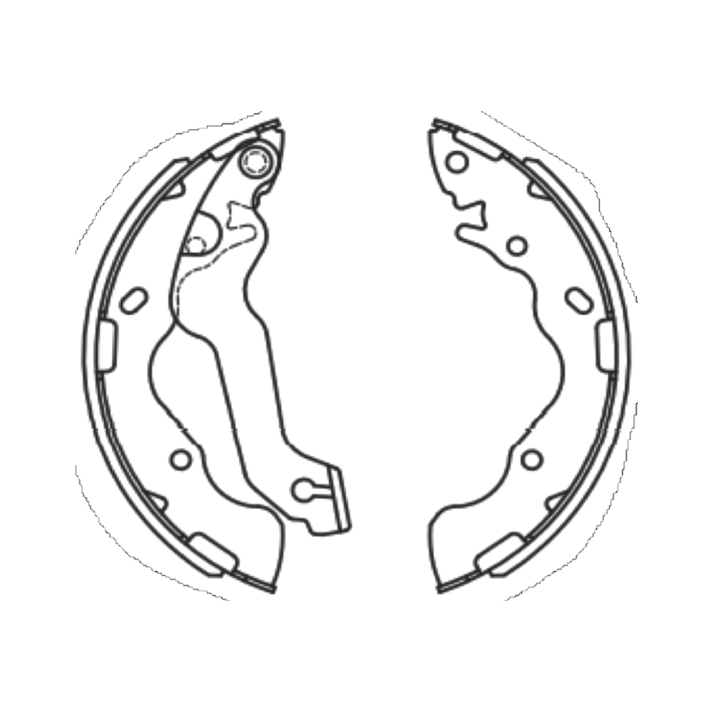 Balata de Freno GTX (FH-934-GTX) - dibujo técnico