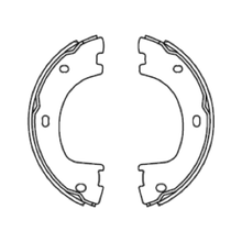 Balata de Freno de Mano GTX (FH-940-GTX) - dibujo técnico