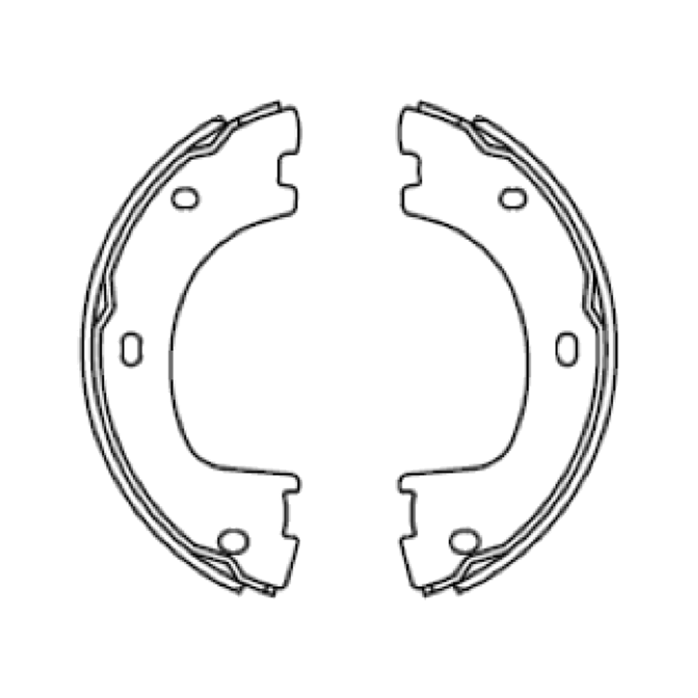 Balata de Freno de Mano GTX (FH-940-GTX) - dibujo técnico