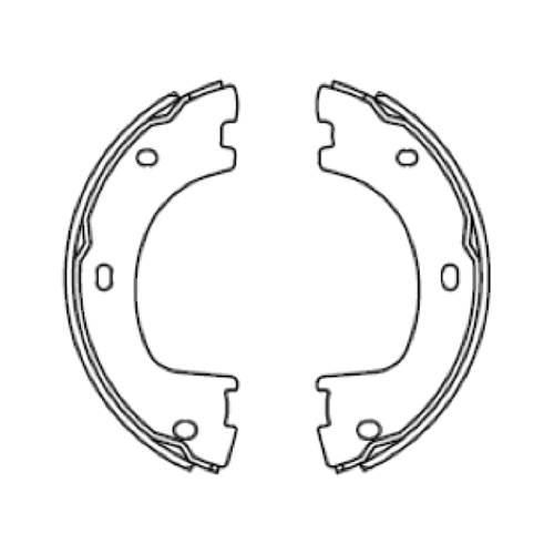 Balata de Freno de Mano GTX (FH-940-GTX) - dibujo técnico