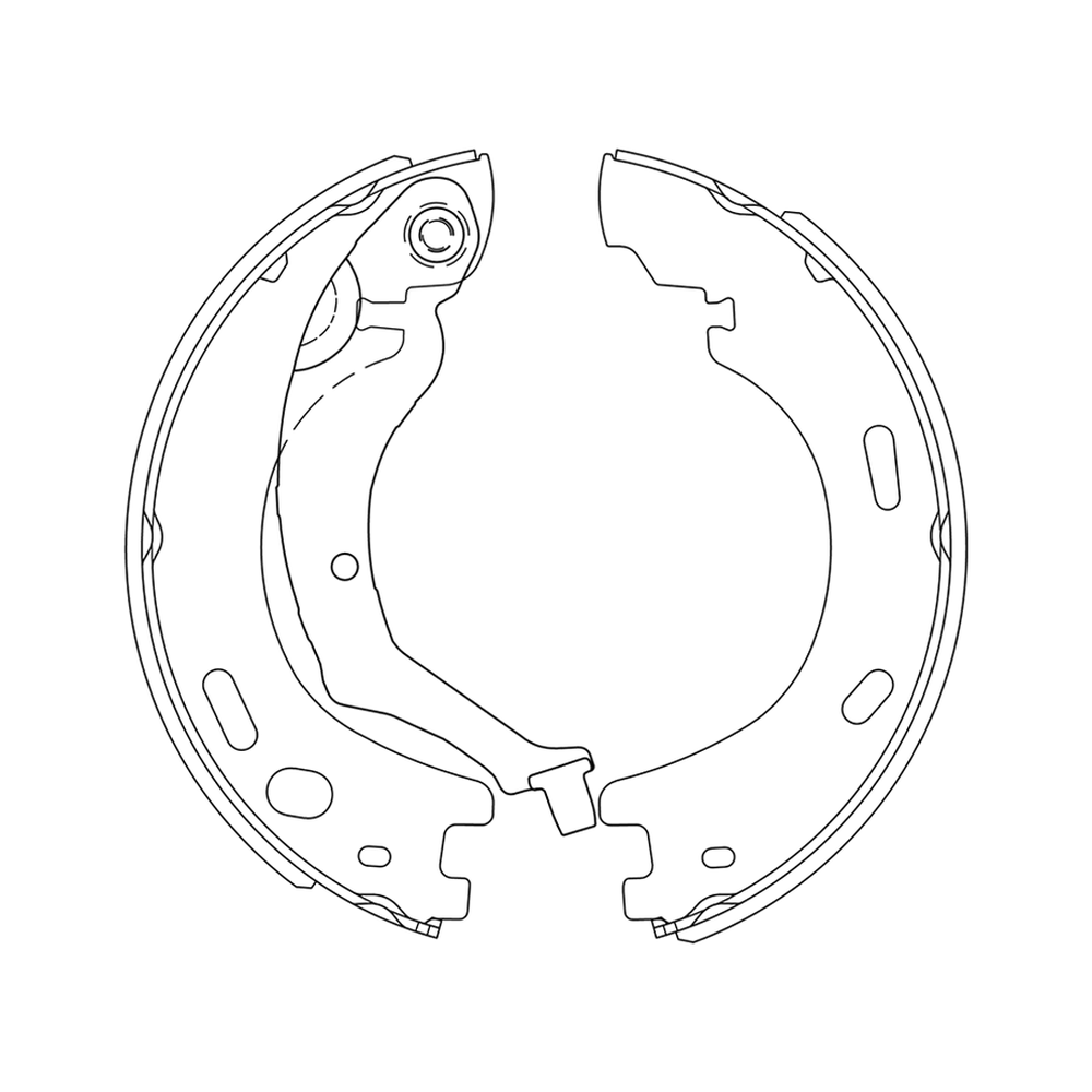 Balata de Freno de Mano GTX (FH-9448-GTX) - dibujo técnico