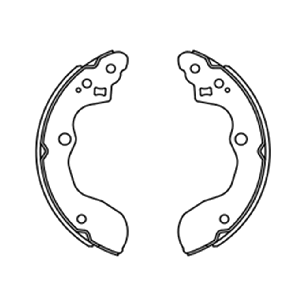 Balata de Freno GTX (FH-954-GTX) - dibujo técnico
