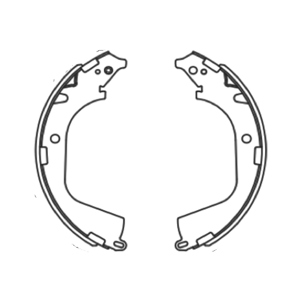Balata de Freno GTX (FH-959-GTX) - dibujo técnico
