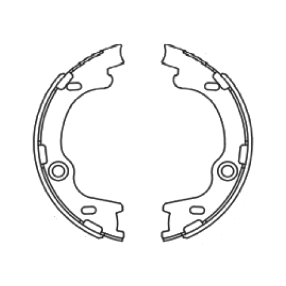Balata de Freno de Mano GTX (FH-964-GTX) - dibujo técnico