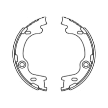 Balata de Freno de Mano GTX (FH-964-GTX) - dibujo técnico