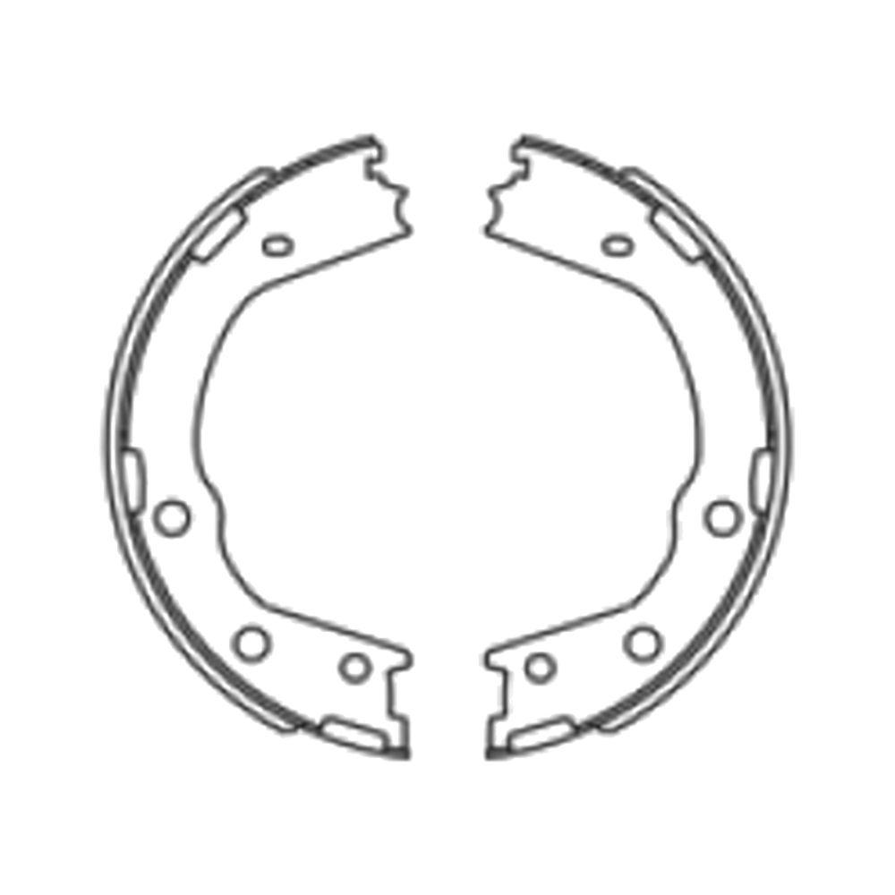 Balata de Freno de Mano GTX (FH-970-GTX) - dibujo técnico