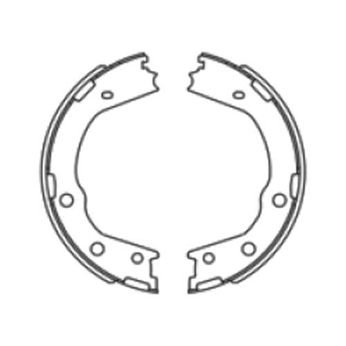 Balata de Freno de Mano GTX (FH-970-GTX) - dibujo técnico