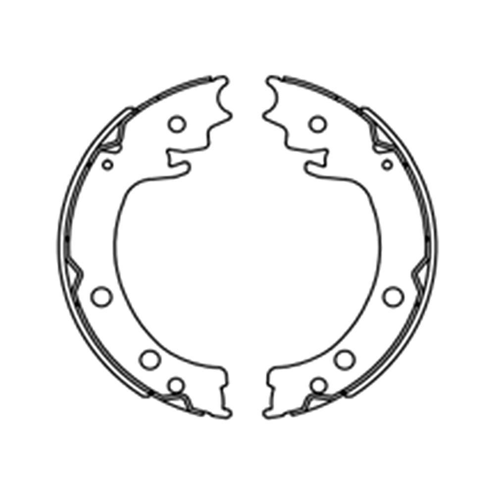 Balata de Freno de Mano GTX (FH-971-GTX) - dibujo técnico