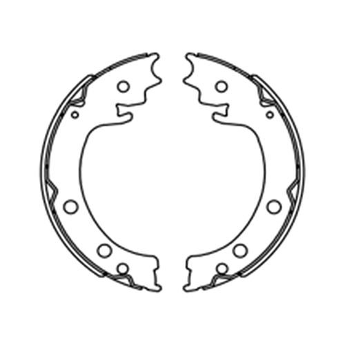 Balata de Freno de Mano GTX (FH-971-GTX) - dibujo técnico