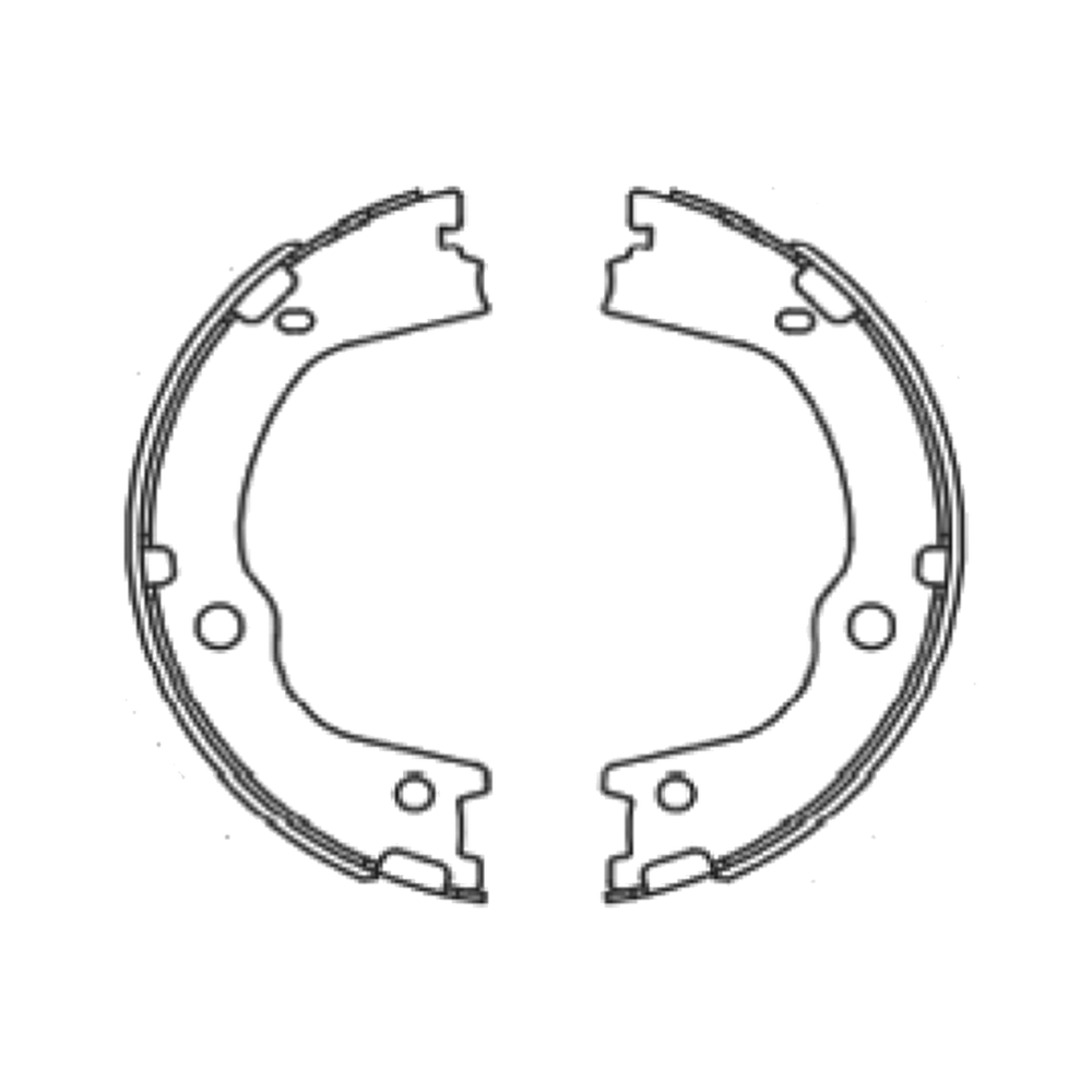 Balata de Freno de Mano GTX (FH-981-GTX) - dibujo técnico