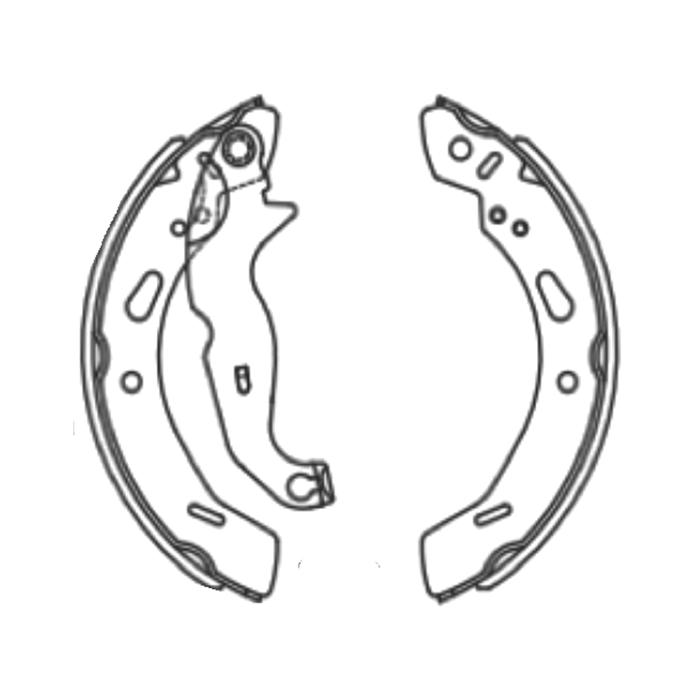 Balata de Freno GTX (FH-984-GTX) - dibujo técnico
