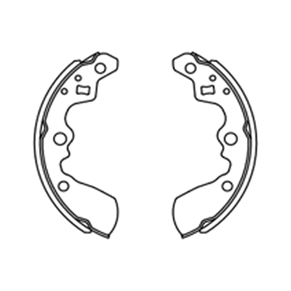 Balata de Freno GTX (FH-9933-GTX) - dibujo técnico
