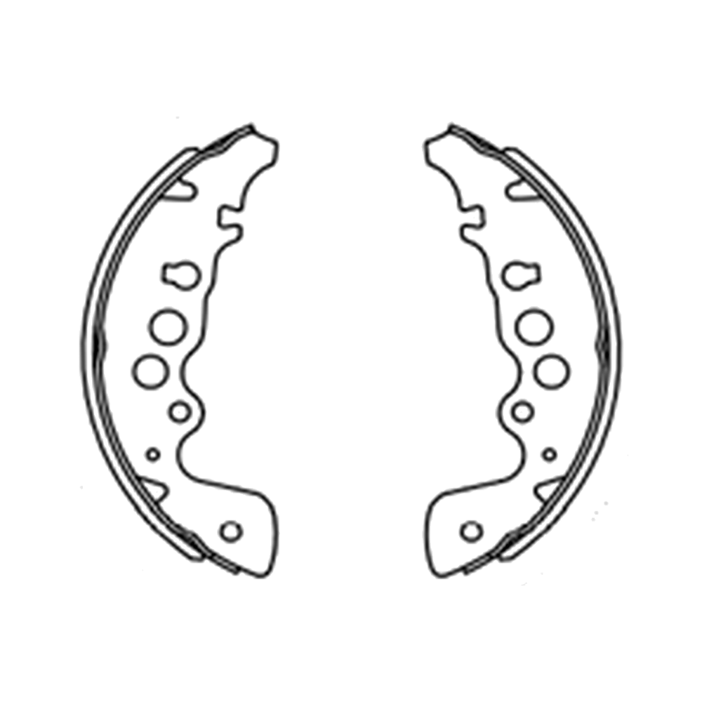 Balata de Freno GTX (FH-9958-GTX) - dibujo técnico