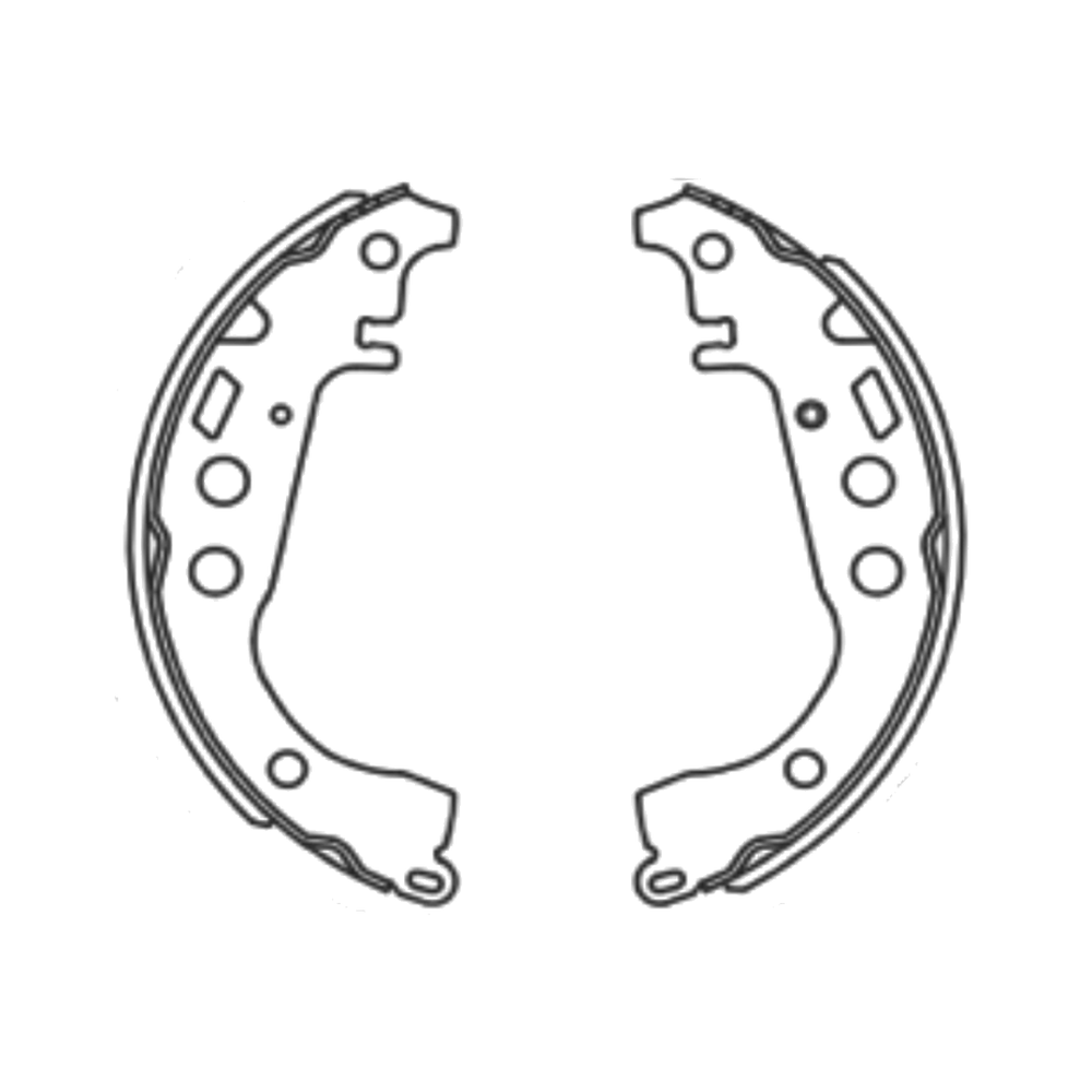 Balata de Freno GTX (FH-B582-GTX) - dibujo técnico