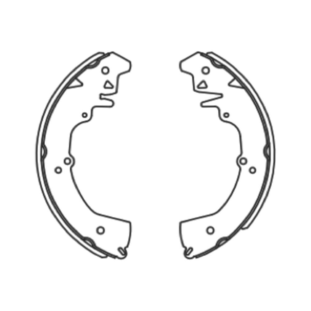 Balata de Freno BBP (S2719-185) - dibujo técnico
